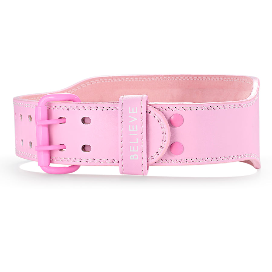 Pink Believe Lifting Belt