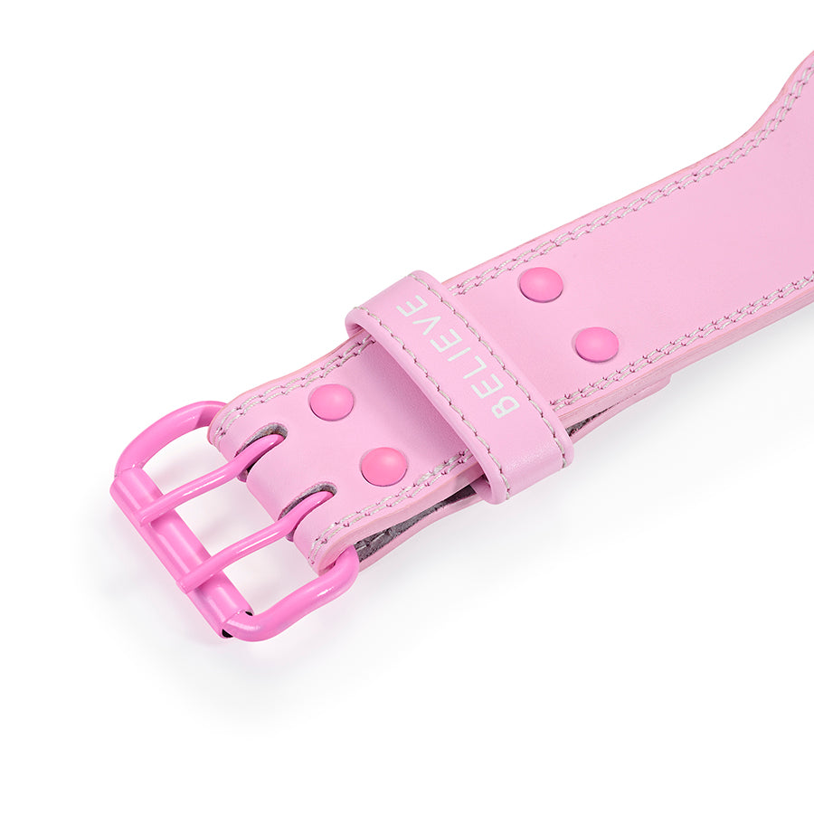 Pink Believe Lifting Belt – Kim French Fitness