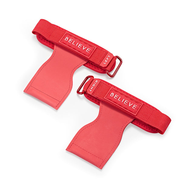Red Lifting Grips