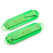 Neon Green Believe Ankle Attachments