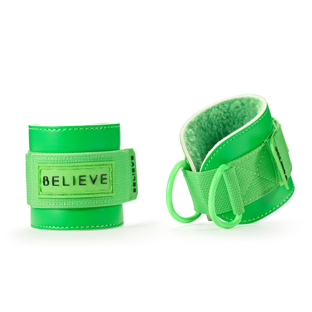 Neon Green Believe Ankle Attachments