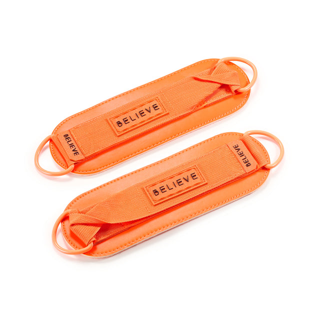 Neon Orange Believe Ankle Attachments