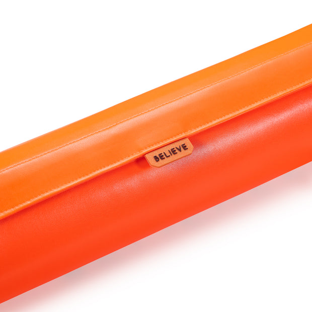 Believe Neon Orange Barbell Pad