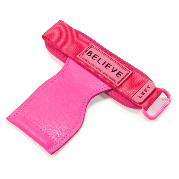 Neon Pink Lifting Grips