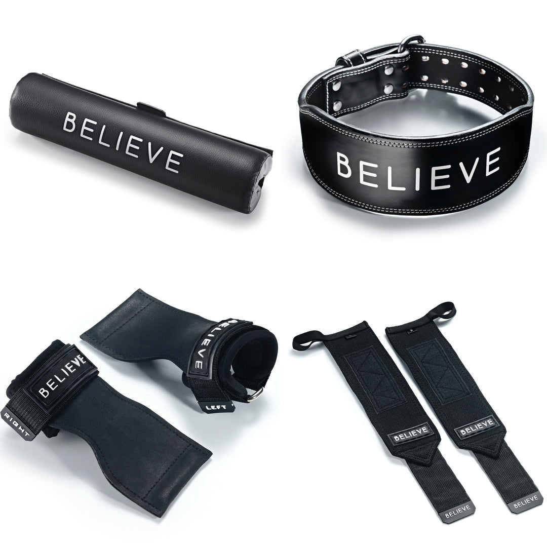 Believe Lifting Gear Bundle – Kim French Fitness